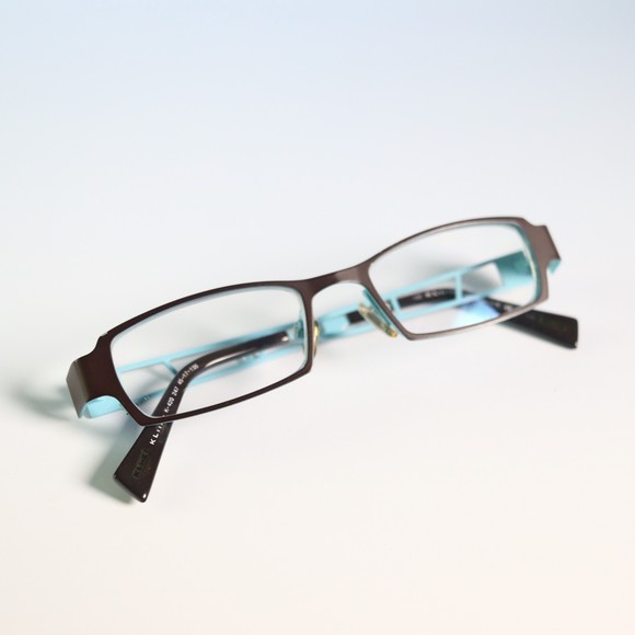Kliik denmark K-420 247 45-17 135 teal blue eyeglasses small frame N6 - Picture 11 of 12